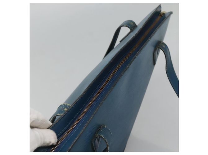 LOUIS VUITTON Epi Saint Jacques Borsa Shopping a Spalla Blu M52275 LV Auth BA1323 - vista 6