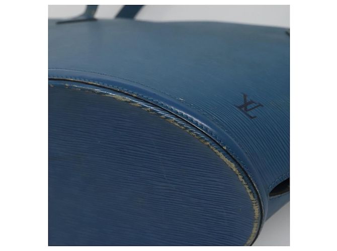 LOUIS VUITTON Epi Saint Jacques Borsa Shopping a Spalla Blu M52275 LV Auth BA1323 - vista 9