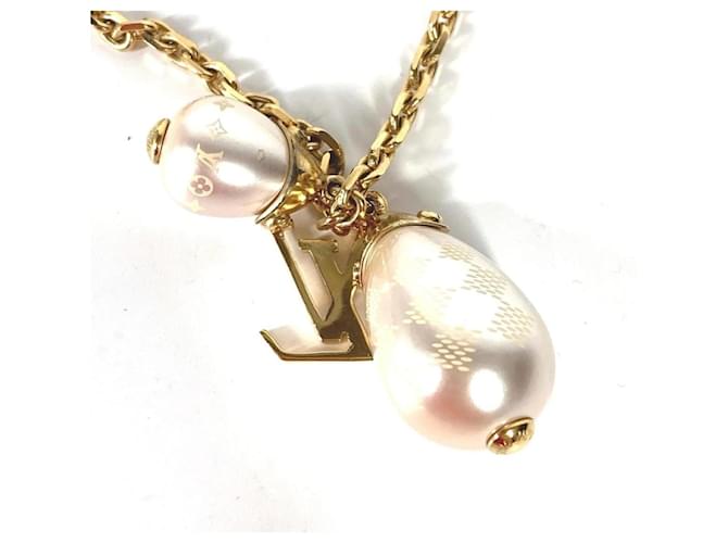 Collana logo LV Louis Vuitton Gold hardware - vista 10