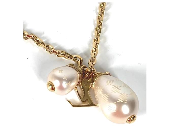 Collana logo LV Louis Vuitton Gold hardware - vista 2