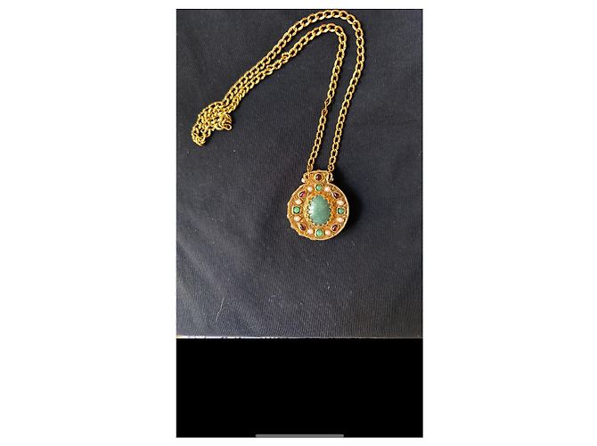 Collana vintage Chanel Robert Goossens Gold hardware - vista 8