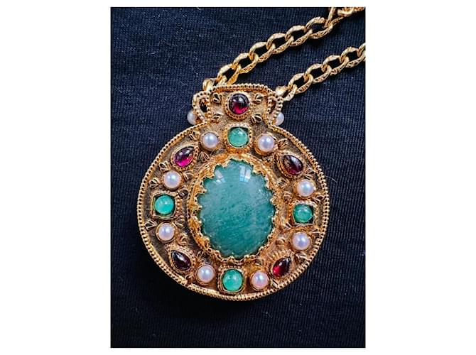 Collana vintage Chanel Robert Goossens Gold hardware - vista 6