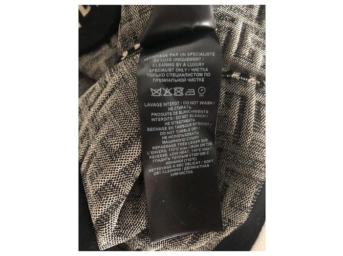 Gonna Balmain nera in lana e poliammide Nero - vista 5