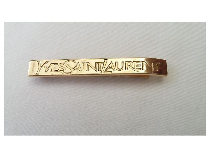 Yves Saint Laurent Ottime condizioni e placcato in oro certificato D'oro Gold hardware - vista 2