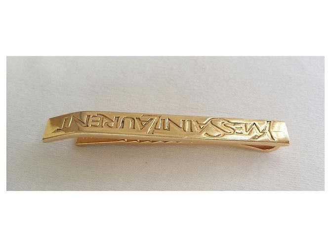 Yves Saint Laurent Ottime condizioni e placcato in oro certificato D'oro Gold hardware - vista 3
