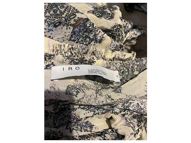 Iro Bluse aus Viskose Blau Grau - Ansicht 4