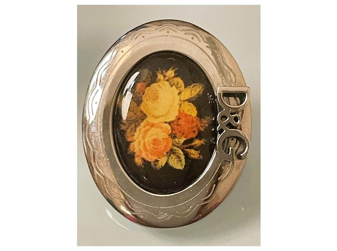 DOLCE & GABBANA ovale Ohrringe mit viktorianischem Camee Mehrfarben - Ansicht 3