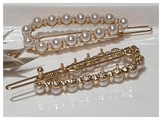Stupendo set quattro forcine gioiello per capelli DOLCE & GABBANA "Devotion" D'oro - vista 5