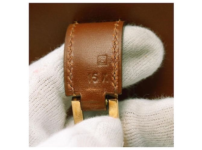 Hermès Hermes Drag 37 Handtasche Braun Cognac - Ansicht 6