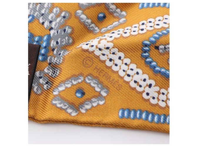Hermès Kelly in Perle Twilly Scarf Marrone Multicolore - vista 3