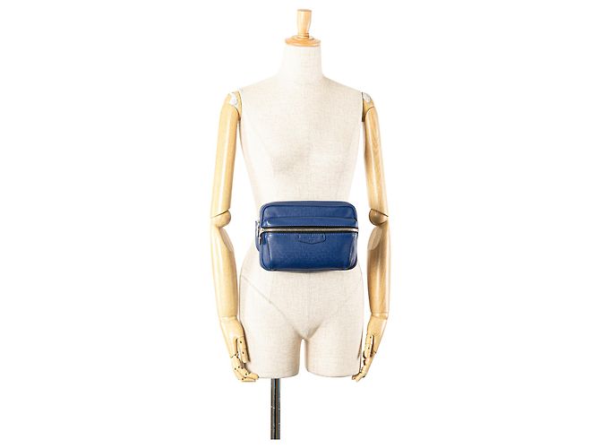 Bumbag esterno Blue Taiga di Louis Vuitton - vista 10