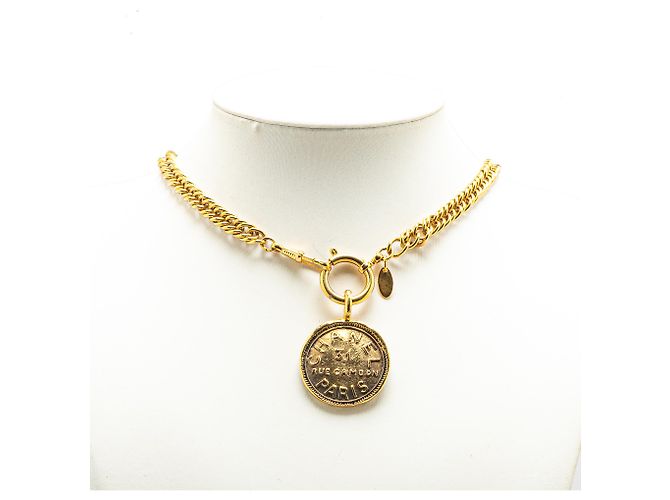 Collana pendente Chanel placcata in oro 31 Rue Cambon D'oro - vista 4