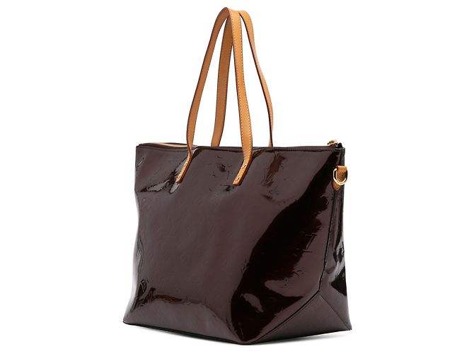 Louis Vuitton Monogram Vernis Rosso Bellevue GM Bordò - vista 2