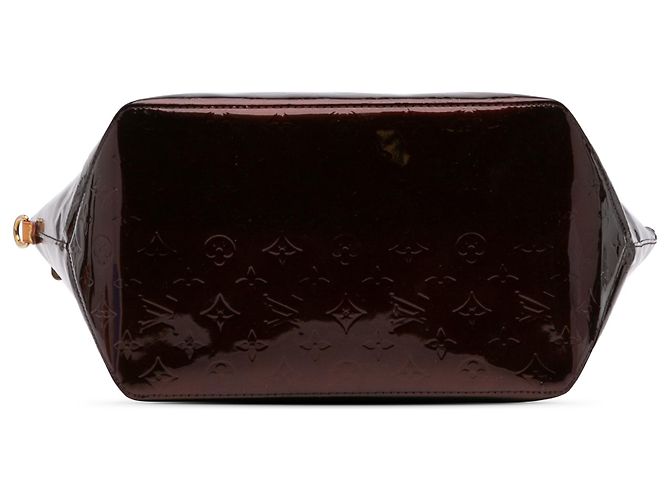 Louis Vuitton Monogram Vernis Rosso Bellevue GM Bordò - vista 3