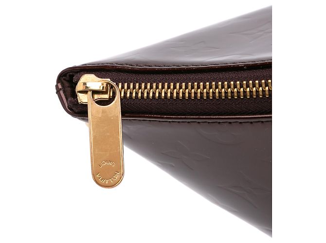 Louis Vuitton Monogram Vernis Rosso Bellevue GM Bordò - vista 6