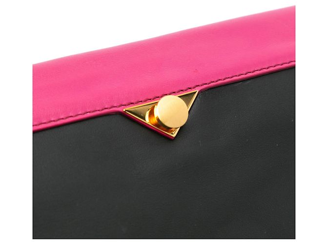 Marni Rosa Piccola Borsa in Pelle Prisma - vista 10