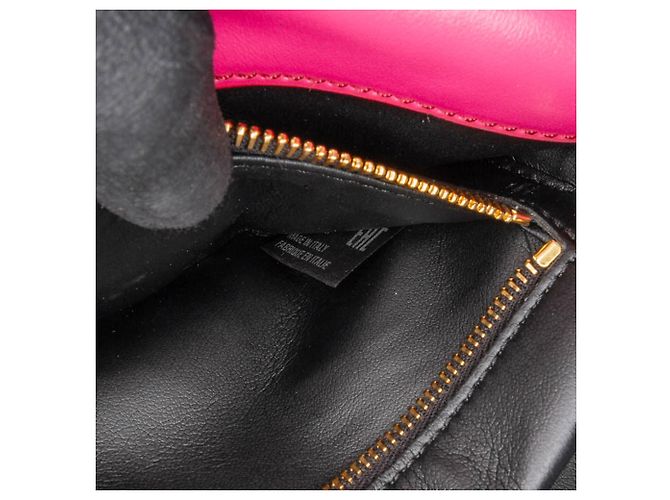 Marni Rosa Piccola Borsa in Pelle Prisma - vista 7