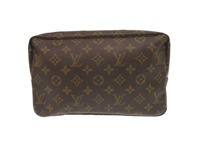 Pouch Monogram True Toilet 28 di Louis Vuitton Marrone Monogramma - vista 3
