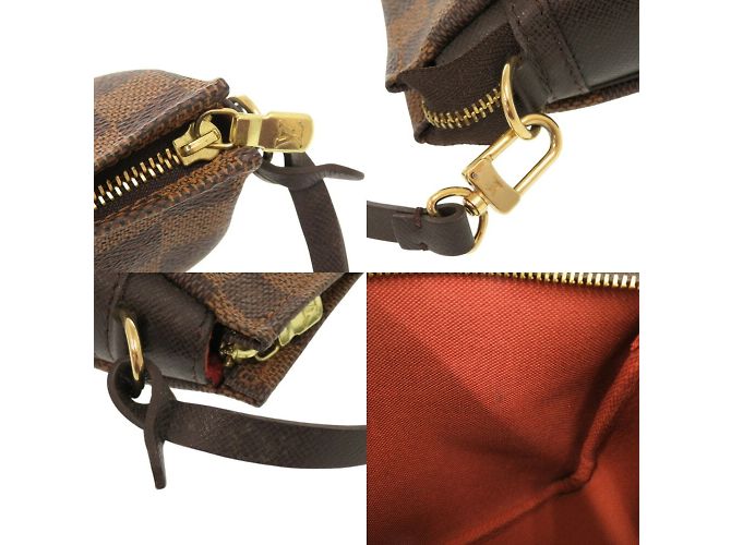 Borsa a mano Damier Truth Makeup di Louis Vuitton Marrone Damier ebene - vista 10