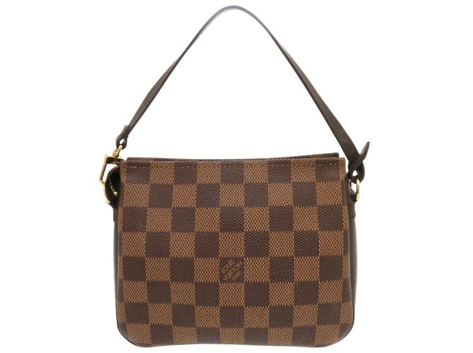 Borsa a mano Damier Truth Makeup di Louis Vuitton Marrone Damier ebene - vista 2