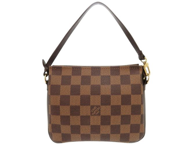 Borsa a mano Damier Truth Makeup di Louis Vuitton Marrone Damier ebene - vista 3