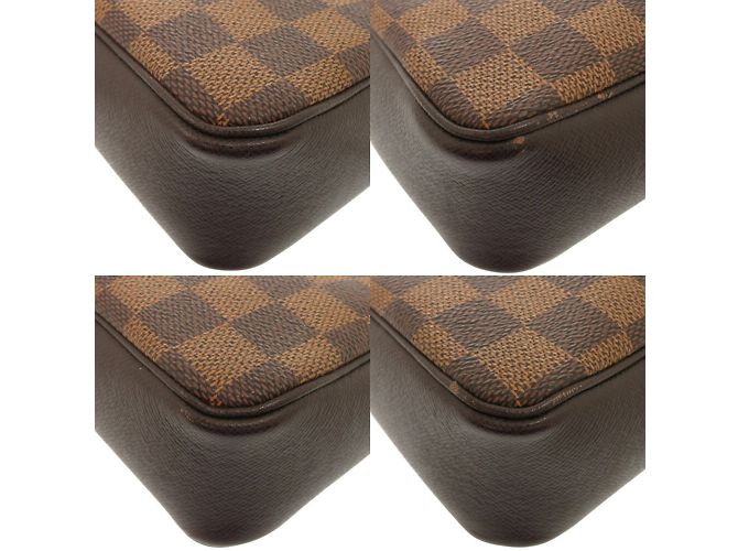 Borsa a mano Damier Truth Makeup di Louis Vuitton Marrone Damier ebene - vista 5
