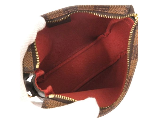 Borsa a mano Damier Truth Makeup di Louis Vuitton Marrone Damier ebene - vista 7