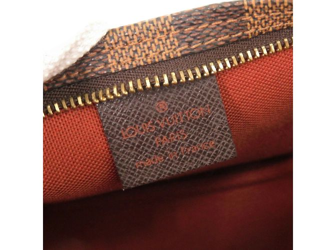 Borsa a mano Damier Truth Makeup di Louis Vuitton Marrone Damier ebene - vista 8