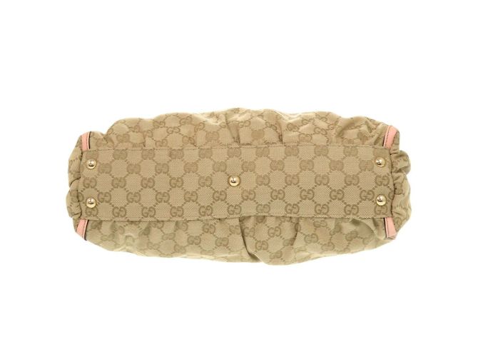 Gucci Abby GG Canvas Lederhandtasche Pink Beige - Ansicht 4
