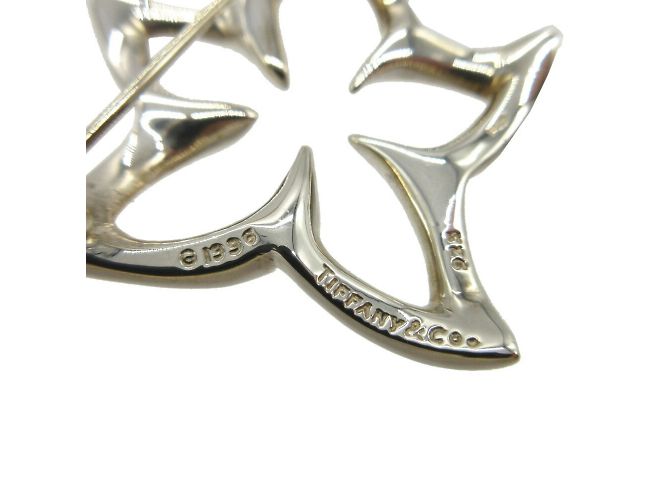 Tiffany & Co Spilla Fiore Plumeria Tiffany Argento - vista 5