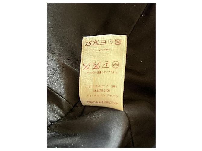 Vestido Louis Vuitton Azul de Algodón 38FR - vista 6