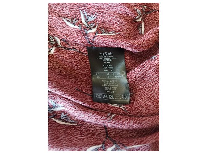 Vestido Flore burdeos Ba&sh XS/34 - vista 4