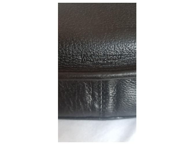 Borsa in pelle nera Yves Saint Laurent Nero - vista 11