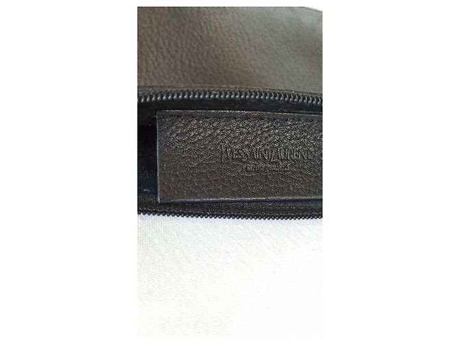 Borsa in pelle nera Yves Saint Laurent Nero - vista 4