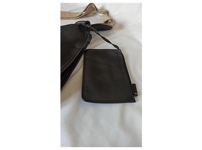 Borsa in pelle nera Yves Saint Laurent Nero - vista 5