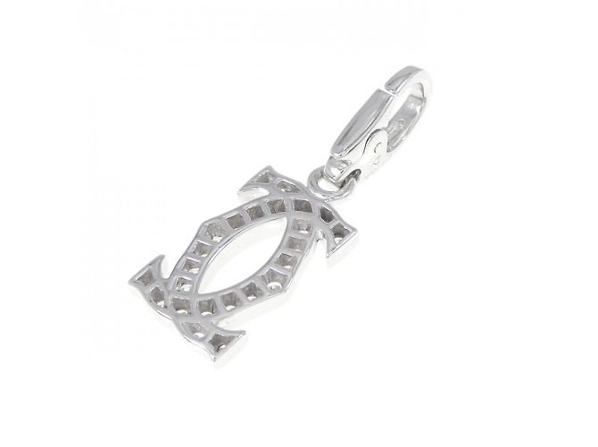 Collana Charm 2C Cartier D'oro - vista 2