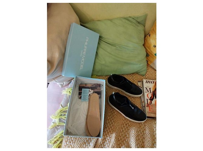 Schwarze Sneakers Philippe Model Größe 38 - Ansicht 2