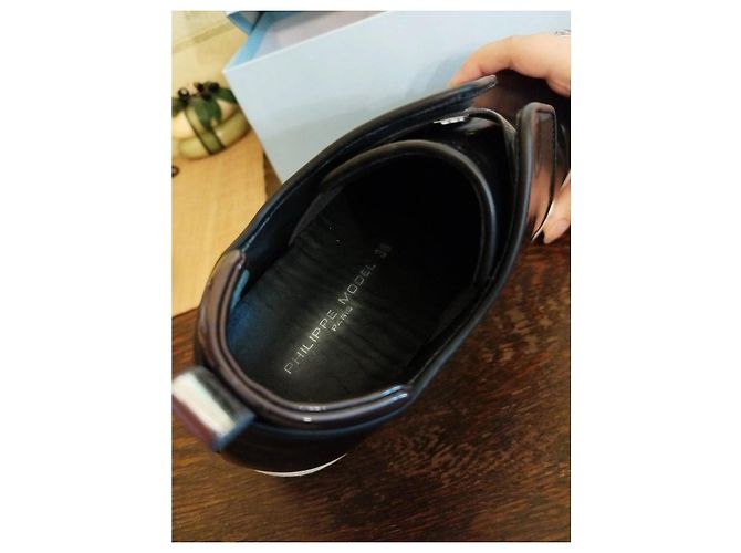Schwarze Sneakers Philippe Model Größe 38 - Ansicht 5