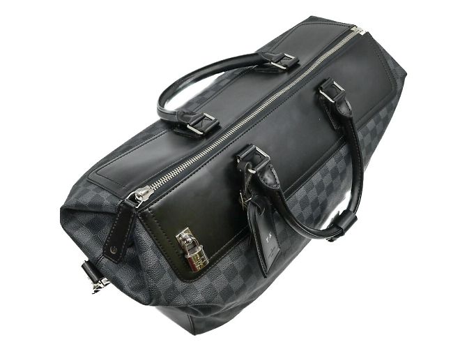 Borsa Boston Neo Greenwich di Louis Vuitton Nero Damier ebene - vista 9