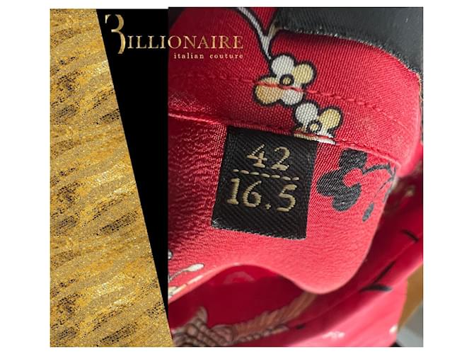 Billionaire Camicia di seta "Rosso Cina" - vista 4