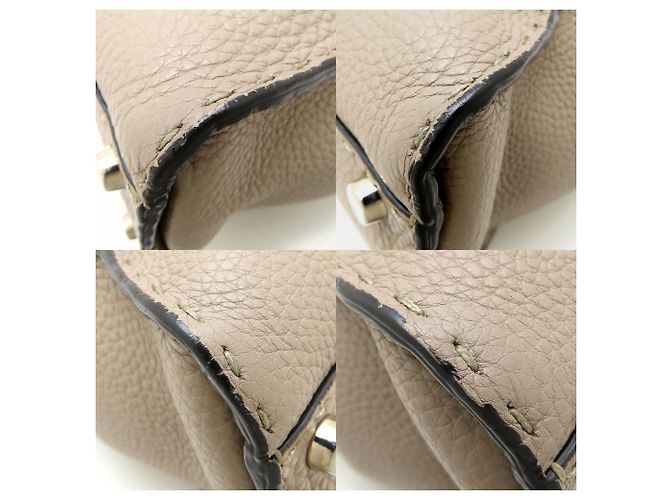 Borsa Fendi Peekaboo 8BN290 Grigio - vista 4