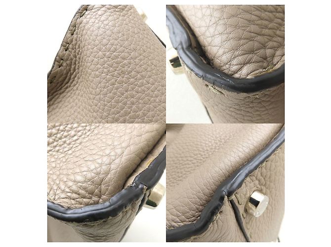 Borsa Fendi Peekaboo 8BN290 Grigio - vista 5