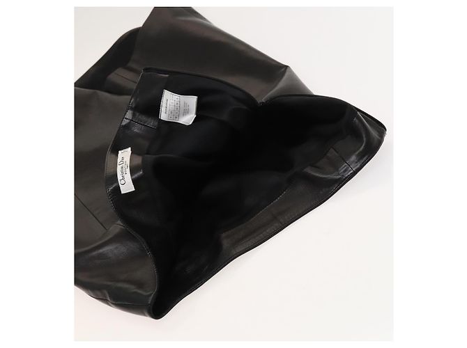 Christian Dior Rock aus Lammleder schwarz Auth am8156 - Ansicht 10