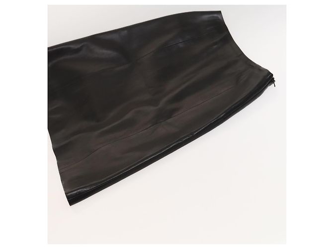 Christian Dior Rock aus Lammleder schwarz Auth am8156 - Ansicht 4