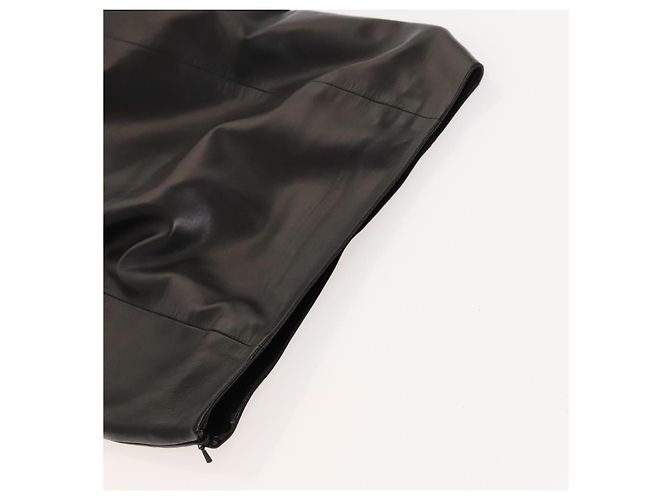 Christian Dior Rock aus Lammleder schwarz Auth am8156 - Ansicht 6