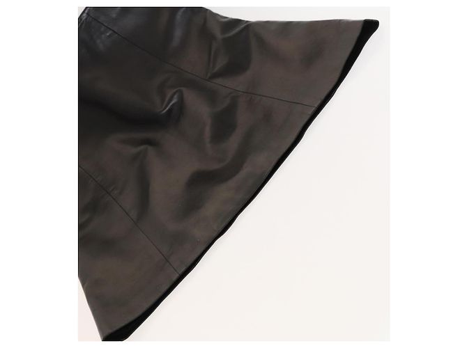 Christian Dior Rock aus Lammleder schwarz Auth am8156 - Ansicht 7