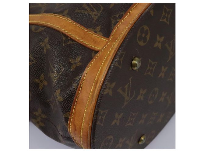 LOUIS VUITTON Borsa a Spalla Monogram Bucket GM M42236 LV Auth ar13370 Monogramma - vista 12