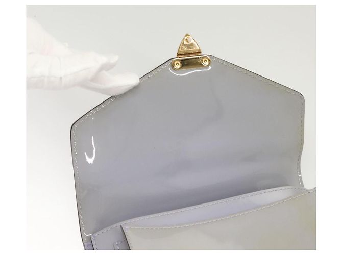 LOUIS VUITTON Vernis Monceau BB Borsa a Mano 2way Lila M90112 LV Auth 120203 Porpora - vista 10