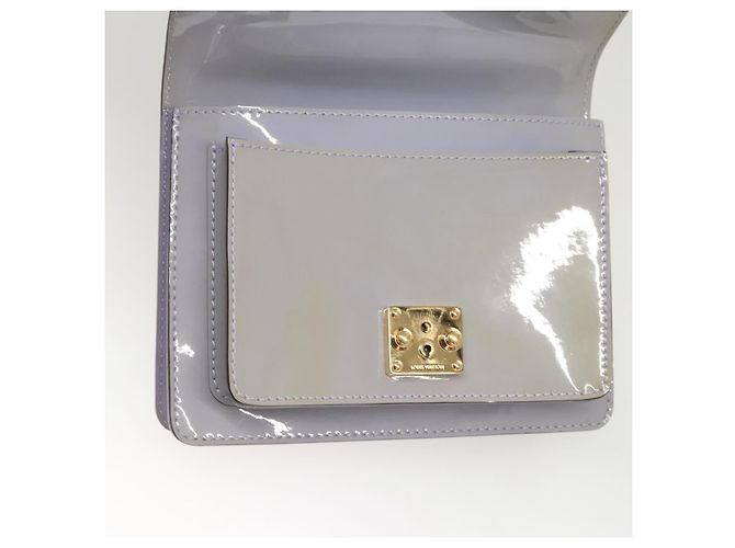 LOUIS VUITTON Vernis Monceau BB Borsa a Mano 2way Lila M90112 LV Auth 120203 Porpora - vista 18