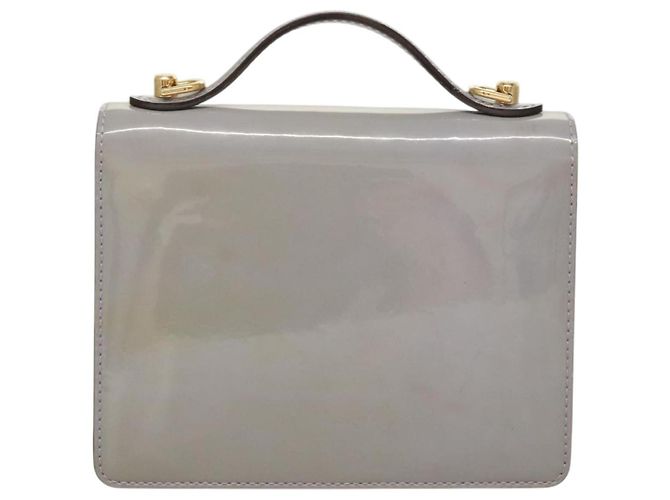 LOUIS VUITTON Vernis Monceau BB Borsa a Mano 2way Lila M90112 LV Auth 120203 Porpora - vista 2